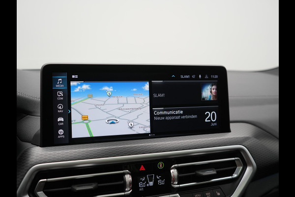 BMW iX3 M Sport High Executive 80 kWh 286pk Dealer O.H | Trekhaak Af Fabriek | Panodak | Laser LED | Head Up | Adaptive Cruise | 360 Camera | Lederen Sportstoelen Memory & Verwarmd | Harman / Kardon | Pilot Assist | Keyless | Blis | Apple Carplay | Navigatie | Virtual | DAB |