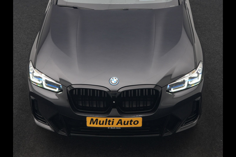 BMW iX3 M Sport High Executive 80 kWh 286pk Dealer O.H | Trekhaak Af Fabriek | Panodak | Laser LED | Head Up | Adaptive Cruise | 360 Camera | Lederen Sportstoelen Memory & Verwarmd | Harman / Kardon | Pilot Assist | Keyless | Blis | Apple Carplay | Navigatie | Virtual | DAB |