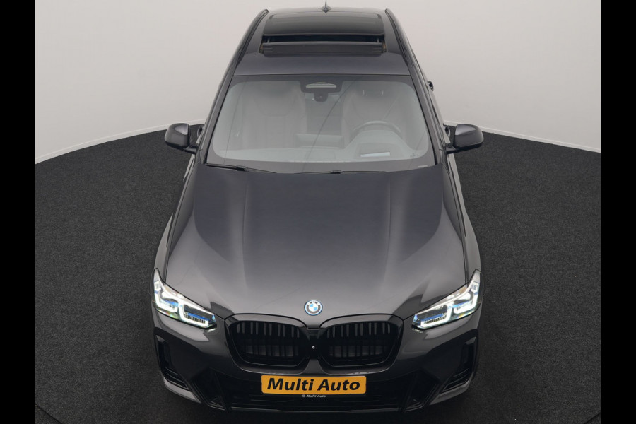 BMW iX3 M Sport High Executive 80 kWh 286pk Dealer O.H | Trekhaak Af Fabriek | Panodak | Laser LED | Head Up | Adaptive Cruise | 360 Camera | Lederen Sportstoelen Memory & Verwarmd | Harman / Kardon | Pilot Assist | Keyless | Blis | Apple Carplay | Navigatie | Virtual | DAB |