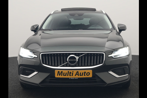 Volvo V60 T6 Recharge AWD Inscription PHEV 340pk | Panodak | Adaptive Cruise | Elektrische achterklep | Camera | Stoelen & Stuur Verwarmd | Keyless | Blis | Apple Carplay | Navigatie | DAB | Virtual | 18"L.M | Plug In Hybrid |