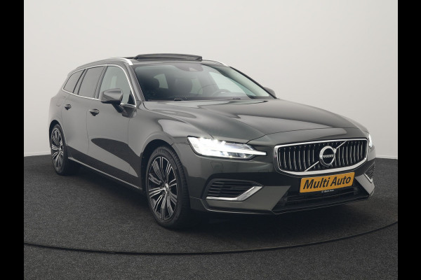 Volvo V60 T6 Recharge AWD Inscription PHEV 340pk | Panodak | Adaptive Cruise | Elektrische achterklep | Camera | Stoelen & Stuur Verwarmd | Keyless | Blis | Apple Carplay | Navigatie | DAB | Virtual | 18"L.M | Plug In Hybrid |