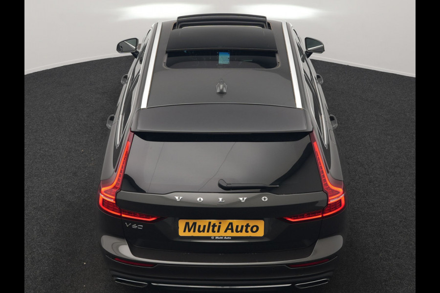 Volvo V60 T6 Recharge AWD Inscription PHEV 340pk | Panodak | Adaptive Cruise | Elektrische achterklep | Camera | Stoelen & Stuur Verwarmd | Keyless | Blis | Apple Carplay | Navigatie | DAB | Virtual | 18"L.M | Plug In Hybrid |