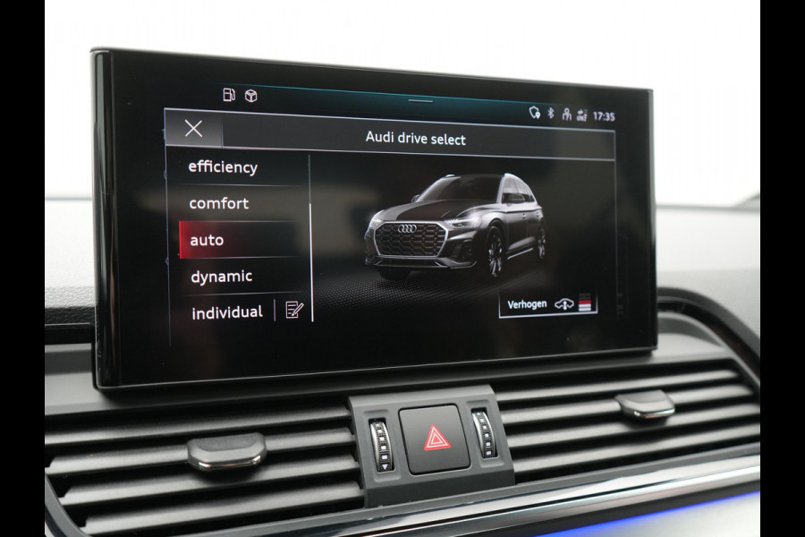 Audi Q5 50 TFSI e S Line FACELIFT PHEV 300pk Dealer O.H. | Luchtvering | Adaptive Cruise | Matrix Led | 360 Camera | Sportstoelen Verwarmd | Sfeerverlichting | Blis | Park Assist | Navigatie | DAB | Standkachel | Plug In Hybrid |