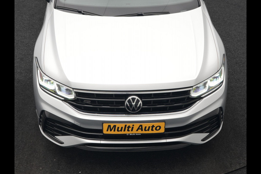 Volkswagen Tiguan 1.4 TSI eHybrid R-Line PHEV 245pk Dealer O.H | Trekhaak Af Fabriek | Adaptive Cruise | IQ Light | Adaptive Onderstel | Camera | Alcantara Sportstoelen & Stuur Verwarmd | Blis | Keyless | Sfeerverlichting | Virtual | Navigatie | DAB | 20"L.M | Plug In Hybrid |