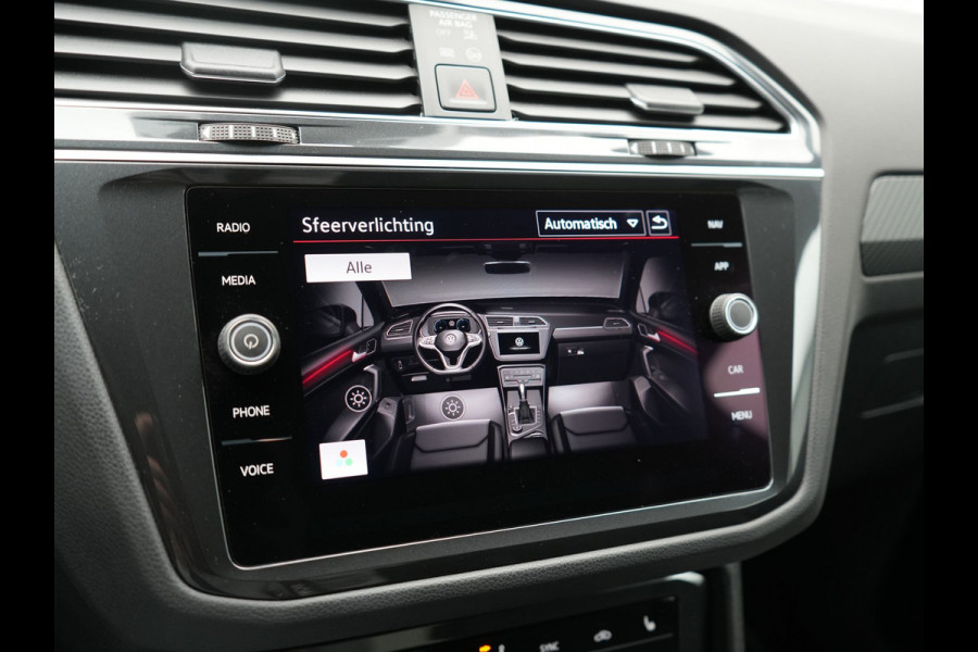 Volkswagen Tiguan 1.4 TSI eHybrid R-Line PHEV 245pk Dealer O.H | Trekhaak Af Fabriek | Adaptive Cruise | IQ Light | Adaptive Onderstel | Camera | Alcantara Sportstoelen & Stuur Verwarmd | Blis | Keyless | Sfeerverlichting | Virtual | Navigatie | DAB | 20"L.M | Plug In Hybrid |