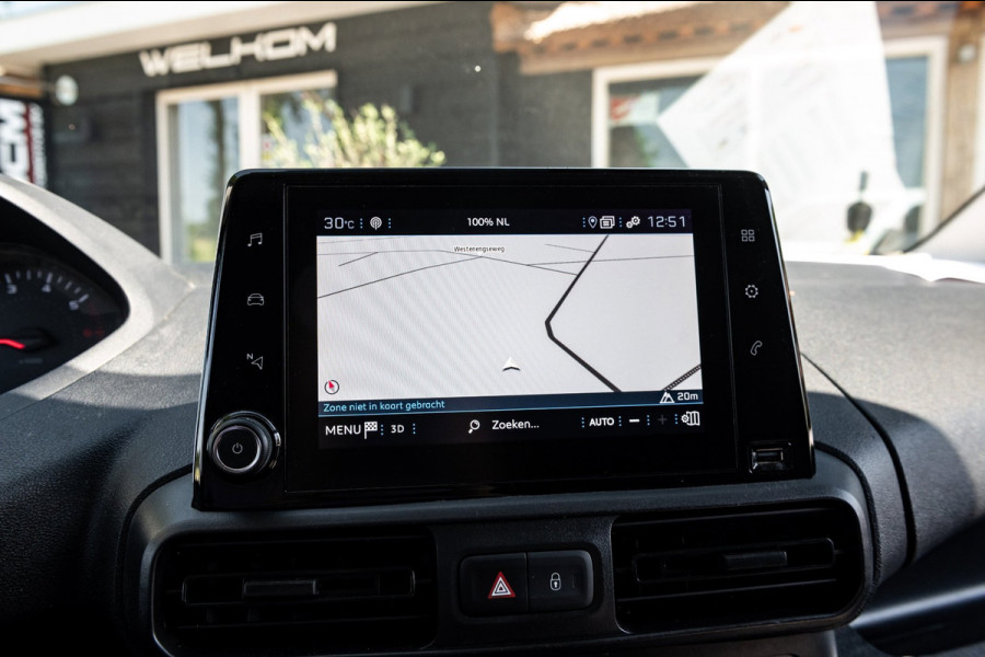 Peugeot Partner 1.2 PureTech Premium Airco I Cruise I Parkeersensoren I Bluetooth I Navigatie I NAP I Benzine