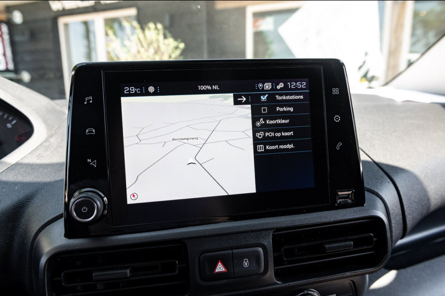 Peugeot Partner 1.2 PureTech Premium Airco I Cruise I Parkeersensoren I Bluetooth I Navigatie I NAP I Benzine