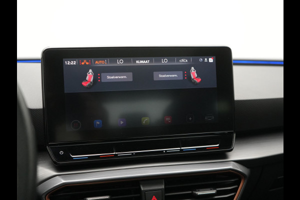 CUPRA Leon Sportstourer 1.4 e-Hybrid VZ Black Edition PHEV 245pk Dealer O.H. | Panodak | Adaptive Cruise | Camera | Lederen Sportstoelen Memory & Verwarmd | Sfeerverlichting | Stuur Verwarmd | Apple Carplay | Keyless | Blis | Navigatie | DAB | Plug In Hybrid |
