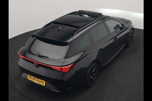 CUPRA Leon Sportstourer 1.4 e-Hybrid VZ Black Edition PHEV 245pk Dealer O.H. | Panodak | Adaptive Cruise | Camera | Lederen Sportstoelen Memory & Verwarmd | Sfeerverlichting | Stuur Verwarmd | Apple Carplay | Keyless | Blis | Navigatie | DAB | Plug In Hybrid |