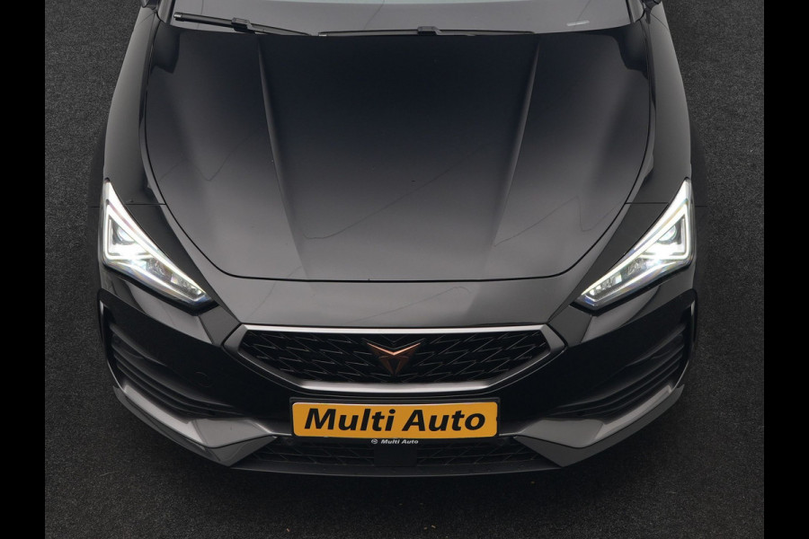 CUPRA Leon Sportstourer 1.4 e-Hybrid VZ Black Edition PHEV 245pk Dealer O.H. | Panodak | Adaptive Cruise | Camera | Lederen Sportstoelen Memory & Verwarmd | Sfeerverlichting | Stuur Verwarmd | Apple Carplay | Keyless | Blis | Navigatie | DAB | Plug In Hybrid |