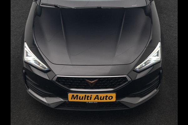 CUPRA Leon Sportstourer 1.4 e-Hybrid VZ Black Edition PHEV 245pk Dealer O.H. | Panodak | Adaptive Cruise | Camera | Lederen Sportstoelen Memory & Verwarmd | Sfeerverlichting | Stuur Verwarmd | Apple Carplay | Keyless | Blis | Navigatie | DAB | Plug In Hybrid |