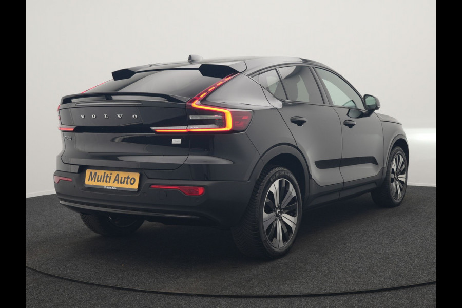 Volvo C40 Recharge Twin Plus 78 kWh 408pk Dealer O.H. | Panodak | Adaptive Cruise | Camera | Alcantara Sportstoelen Verwarmd | Google Assistent | Keyless | Blis | Stuur Verwarmd | Warmtepomp | Apple Carplay | DAB | 19"L.M |