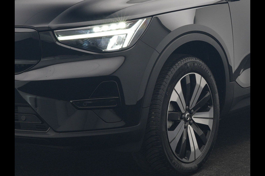 Volvo C40 Recharge Twin Plus 78 kWh 408pk Dealer O.H. | Panodak | Adaptive Cruise | Camera | Alcantara Sportstoelen Verwarmd | Google Assistent | Keyless | Blis | Stuur Verwarmd | Warmtepomp | Apple Carplay | DAB | 19"L.M |