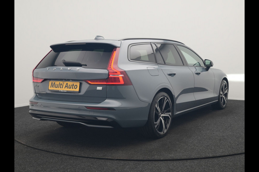 Volvo V60 T6 AWD Plus Dark LONG RANGE PHEV 350pk Dealer O.H. | Adaptive Cruise | Camera | Harman / Kardon | Lederen Sportstoelen Memory & Verwarmd | Keyless | Blis | Stuur Verwarmd | Google Assistent | Apple Carplay | Plug In Hybrid |