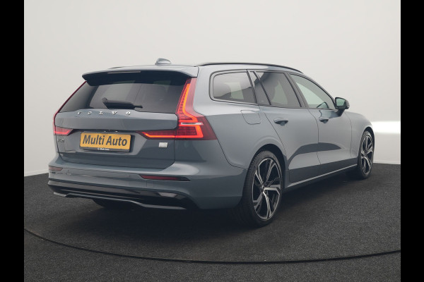 Volvo V60 T6 AWD Plus Dark LONG RANGE PHEV 350pk Dealer O.H. | Adaptive Cruise | Camera | Harman / Kardon | Lederen Sportstoelen Memory & Verwarmd | Keyless | Blis | Stuur Verwarmd | Google Assistent | Apple Carplay | Plug In Hybrid |