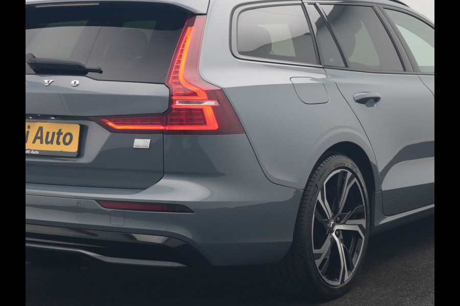 Volvo V60 T6 AWD Plus Dark LONG RANGE PHEV 350pk Dealer O.H. | Adaptive Cruise | Camera | Harman / Kardon | Lederen Sportstoelen Memory & Verwarmd | Keyless | Blis | Stuur Verwarmd | Google Assistent | Apple Carplay | Plug In Hybrid |