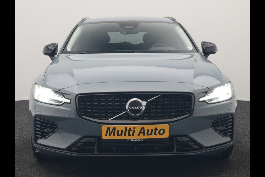 Volvo V60 T6 AWD Plus Dark LONG RANGE PHEV 350pk Dealer O.H. | Adaptive Cruise | Camera | Harman / Kardon | Lederen Sportstoelen Memory & Verwarmd | Keyless | Blis | Stuur Verwarmd | Google Assistent | Apple Carplay | Plug In Hybrid |