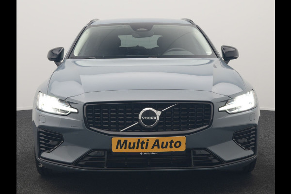 Volvo V60 T6 AWD Plus Dark LONG RANGE PHEV 350pk Dealer O.H. | Adaptive Cruise | Camera | Harman / Kardon | Lederen Sportstoelen Memory & Verwarmd | Keyless | Blis | Stuur Verwarmd | Google Assistent | Apple Carplay | Plug In Hybrid |