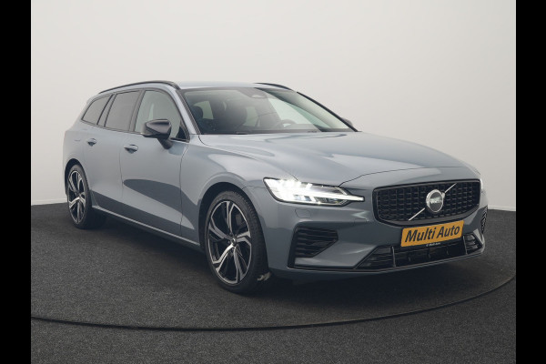 Volvo V60 T6 AWD Plus Dark LONG RANGE PHEV 350pk Dealer O.H. | Adaptive Cruise | Camera | Harman / Kardon | Lederen Sportstoelen Memory & Verwarmd | Keyless | Blis | Stuur Verwarmd | Google Assistent | Apple Carplay | Plug In Hybrid |