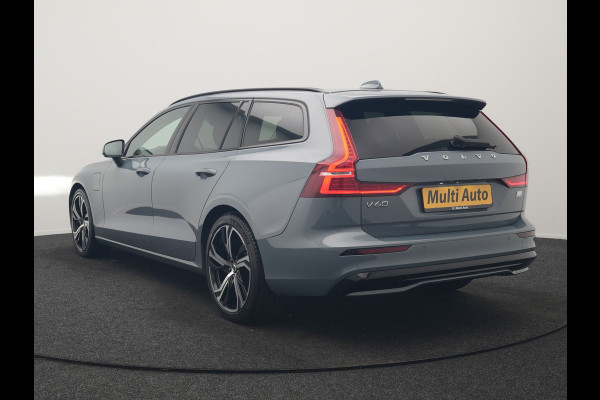 Volvo V60 T6 AWD Plus Dark LONG RANGE PHEV 350pk Dealer O.H. | Adaptive Cruise | Camera | Harman / Kardon | Lederen Sportstoelen Memory & Verwarmd | Keyless | Blis | Stuur Verwarmd | Google Assistent | Apple Carplay | Plug In Hybrid |