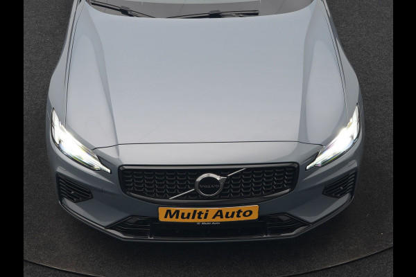 Volvo V60 T6 AWD Plus Dark LONG RANGE PHEV 350pk Dealer O.H. | Adaptive Cruise | Camera | Harman / Kardon | Lederen Sportstoelen Memory & Verwarmd | Keyless | Blis | Stuur Verwarmd | Google Assistent | Apple Carplay | Plug In Hybrid |