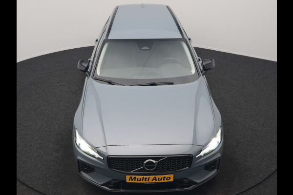 Volvo V60 T6 AWD Plus Dark LONG RANGE PHEV 350pk Dealer O.H. | Adaptive Cruise | Camera | Harman / Kardon | Lederen Sportstoelen Memory & Verwarmd | Keyless | Blis | Stuur Verwarmd | Google Assistent | Apple Carplay | Plug In Hybrid |
