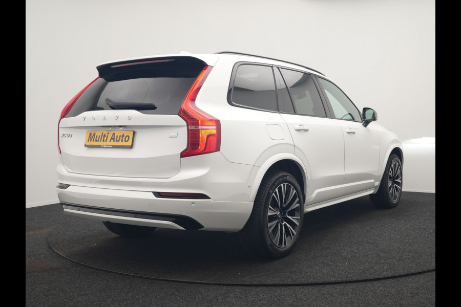 Volvo XC90 T8 AWD Plus Dark 7 Persoons LONG RANGE PHEV 455pk Dealer O.H. | Trekhaak Af Fabriek | Luchtvering | Panodak | Adaptive Cruise | 360 Camera | Harman / Kardon | Lederen Sportstoelen Memory & Ventilatie | Stuur Verwarmd | Keyless | Blis | 20"L.M | Plug In Hybrid |