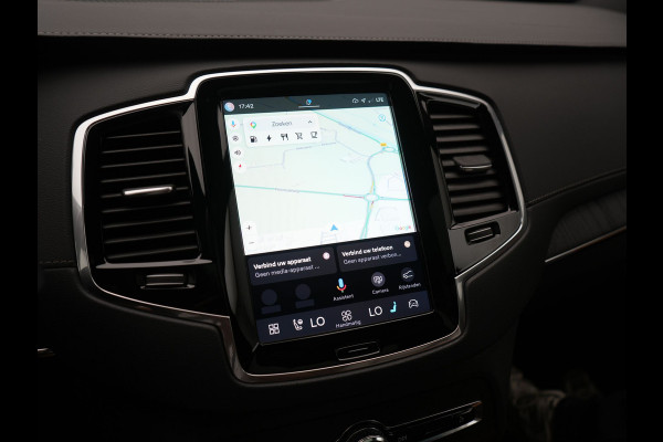 Volvo XC90 T8 AWD Plus Dark 7 Persoons LONG RANGE PHEV 455pk Dealer O.H. | Trekhaak Af Fabriek | Luchtvering | Panodak | Adaptive Cruise | 360 Camera | Harman / Kardon | Lederen Sportstoelen Memory & Ventilatie | Stuur Verwarmd | Keyless | Blis | 20"L.M | Plug In Hybrid |