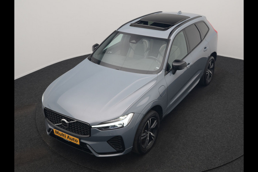 Volvo XC60 T6 AWD R-Design LONG RANGE PHEV 350pk Dealer O.H. | Panodak | Camera | Sportstoelen Memory & Verwarmd | Stuur Verwarmd | Google Assistent | Keyless | Cruise Control | Apple Carplay | DAB | Plug In Hybrid |