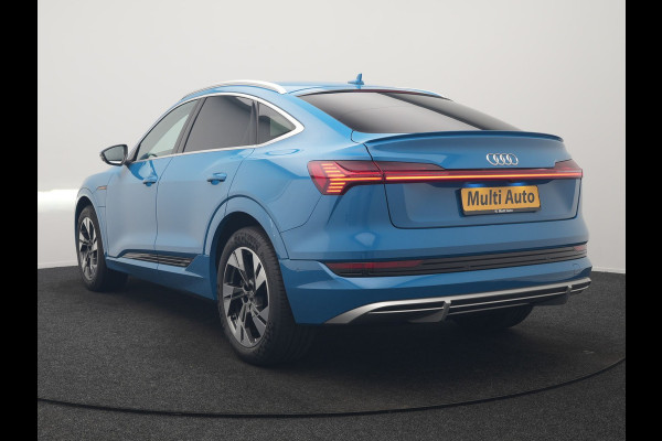 Audi e-tron Sportback 50 Quattro S Line 71 kWh 313pk Dealer O.H. | Luchtvering | Adaptive Cruise | Nachtzicht | Head Up | Camera | Alcantara Sportstoelen Verwarmd | Keyless | 20"L.M | Navigatie | DAB | Virtual Cockpit |