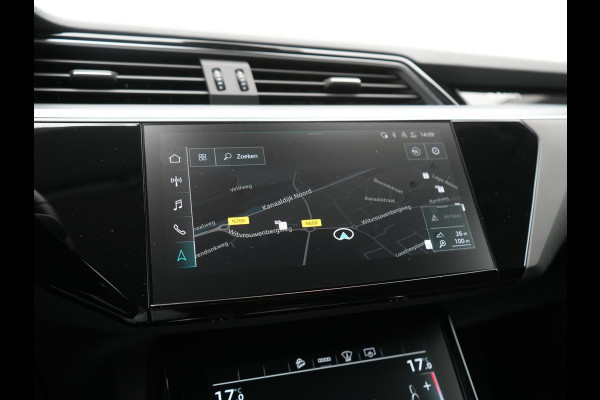 Audi e-tron Sportback 50 Quattro S Line 71 kWh 313pk Dealer O.H. | Luchtvering | Adaptive Cruise | Nachtzicht | Head Up | Camera | Alcantara Sportstoelen Verwarmd | Keyless | 20"L.M | Navigatie | DAB | Virtual Cockpit |