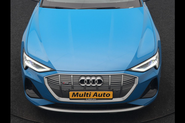 Audi e-tron Sportback 50 Quattro S Line 71 kWh 313pk Dealer O.H. | Luchtvering | Adaptive Cruise | Nachtzicht | Head Up | Camera | Alcantara Sportstoelen Verwarmd | Keyless | 20"L.M | Navigatie | DAB | Virtual Cockpit |