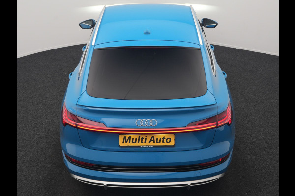 Audi e-tron Sportback 50 Quattro S Line 71 kWh 313pk Dealer O.H. | Luchtvering | Adaptive Cruise | Nachtzicht | Head Up | Camera | Alcantara Sportstoelen Verwarmd | Keyless | 20"L.M | Navigatie | DAB | Virtual Cockpit |