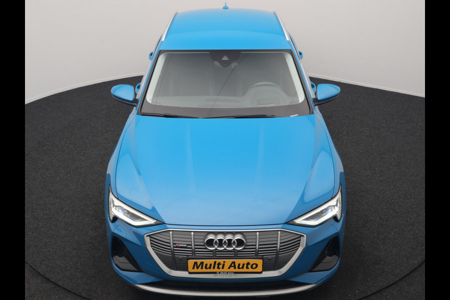 Audi e-tron Sportback 50 Quattro S Line 71 kWh 313pk Dealer O.H. | Luchtvering | Adaptive Cruise | Nachtzicht | Head Up | Camera | Alcantara Sportstoelen Verwarmd | Keyless | 20"L.M | Navigatie | DAB | Virtual Cockpit |