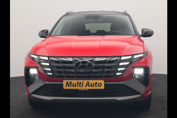 Hyundai Tucson 1.6 T-GDI N Line 4WD PHEV 265pk Dealer O.H. | Adaptive Cruise | Camera | Alcantara Sportstoelen & Stuur Verwarmd | Krell Audio | Apple Carplay | Keyless | Blis | 19"L.M | Navigatie | DAB | Plug In Hybrid |