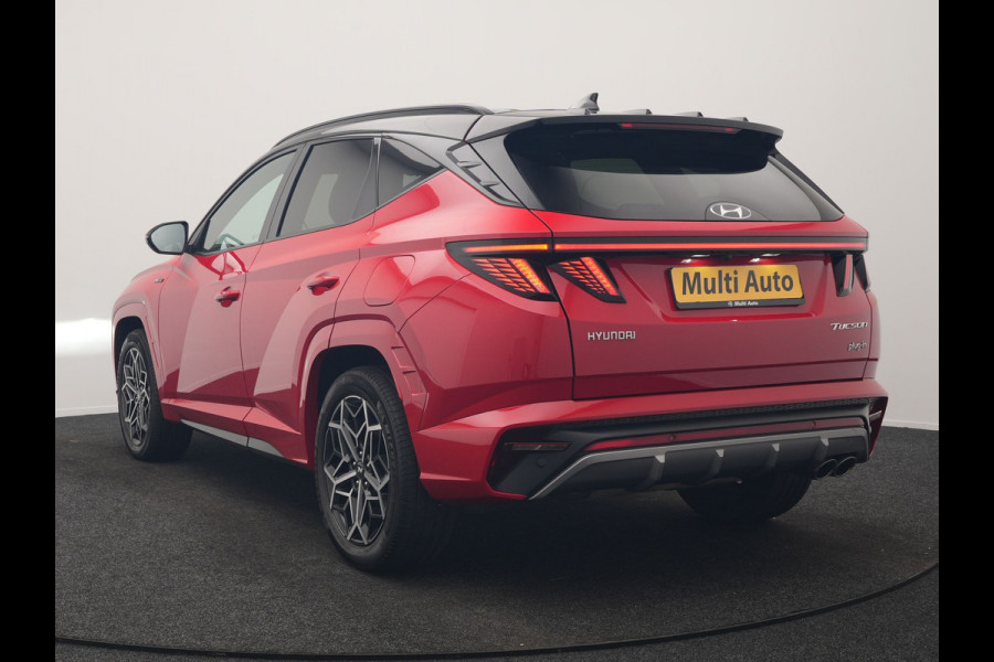 Hyundai Tucson 1.6 T-GDI N Line 4WD PHEV 265pk Dealer O.H. | Adaptive Cruise | Camera | Alcantara Sportstoelen & Stuur Verwarmd | Krell Audio | Apple Carplay | Keyless | Blis | 19"L.M | Navigatie | DAB | Plug In Hybrid |