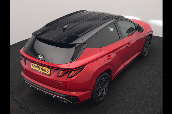 Hyundai Tucson 1.6 T-GDI N Line 4WD PHEV 265pk Dealer O.H. | Adaptive Cruise | Camera | Alcantara Sportstoelen & Stuur Verwarmd | Krell Audio | Apple Carplay | Keyless | Blis | 19"L.M | Navigatie | DAB | Plug In Hybrid |