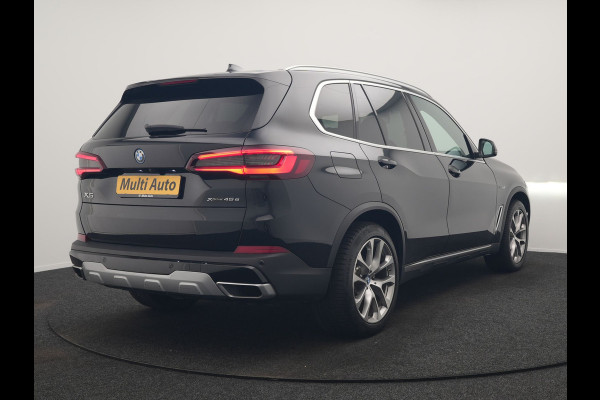 BMW X5 xDrive45e X Line PHEV 395pk Dealer O.H. | Luchtvering | Camera | Adaptief Onderstel | Lederen Sportstoelen Memory | Hifi Audio | Apple Carplay | Sfeerverlichting | Navigatie | DAB | Plug In Hybrid |