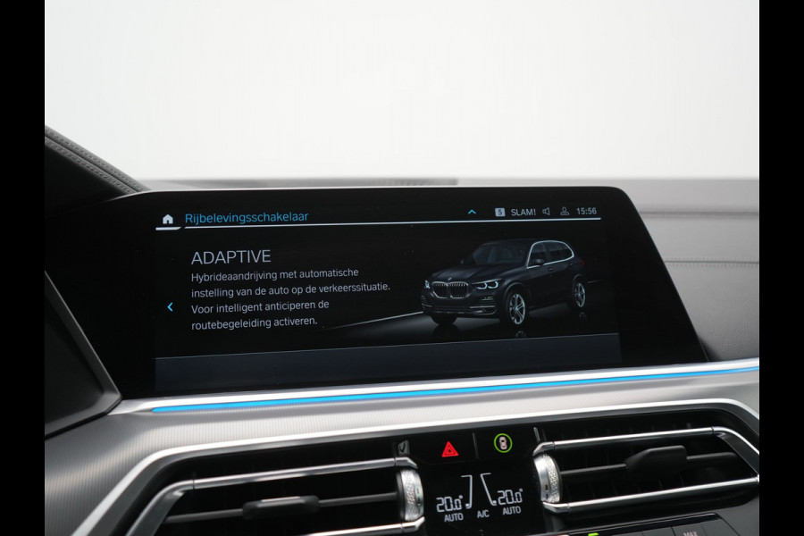BMW X5 xDrive45e X Line PHEV 395pk Dealer O.H. | Luchtvering | Camera | Adaptief Onderstel | Lederen Sportstoelen Memory | Hifi Audio | Apple Carplay | Sfeerverlichting | Navigatie | DAB | Plug In Hybrid |
