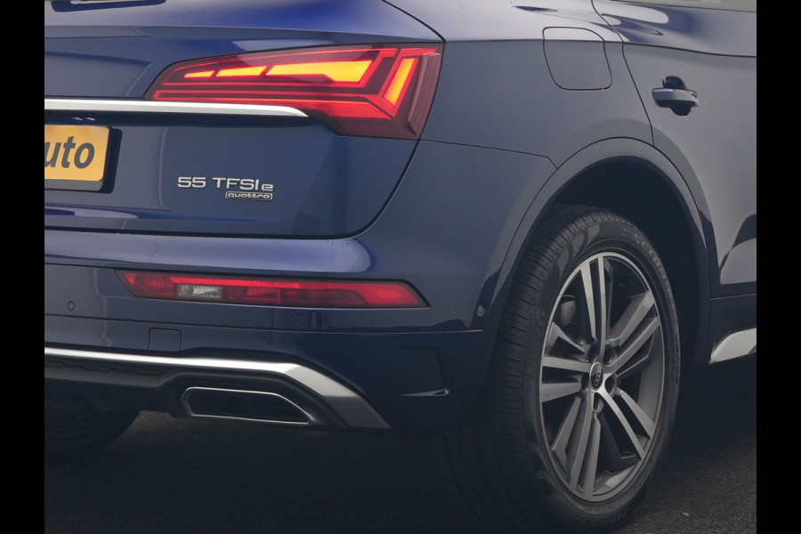 Audi Q5 55 TFSI e 2x S Line PHEV 367pk Dealer O.H. | 360 Camera | Sportstoelen Verwarmd | Sfeerverlichting | 20"L.M | Virtual Cockpit | Cruise Control | Navigatie | DAB | Plug In Hybrid |