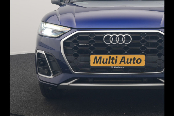 Audi Q5 55 TFSI e 2x S Line PHEV 367pk Dealer O.H. | 360 Camera | Sportstoelen Verwarmd | Sfeerverlichting | 20"L.M | Virtual Cockpit | Cruise Control | Navigatie | DAB | Plug In Hybrid |