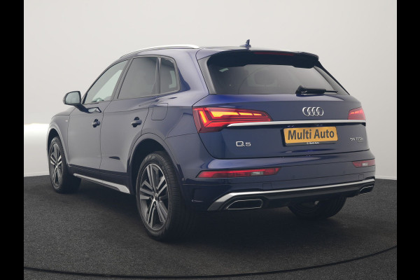 Audi Q5 55 TFSI e 2x S Line PHEV 367pk Dealer O.H. | 360 Camera | Sportstoelen Verwarmd | Sfeerverlichting | 20"L.M | Virtual Cockpit | Cruise Control | Navigatie | DAB | Plug In Hybrid |