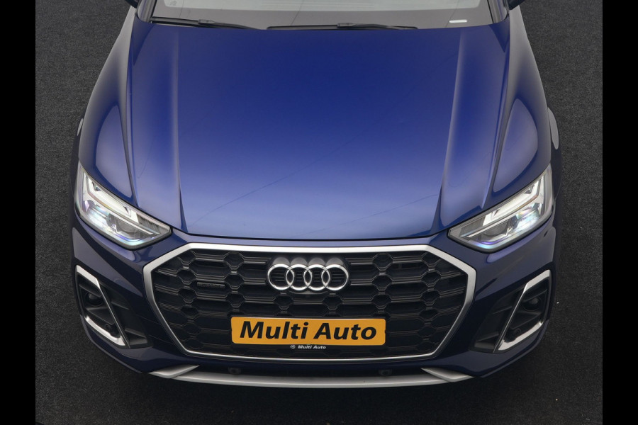 Audi Q5 55 TFSI e 2x S Line PHEV 367pk Dealer O.H. | 360 Camera | Sportstoelen Verwarmd | Sfeerverlichting | 20"L.M | Virtual Cockpit | Cruise Control | Navigatie | DAB | Plug In Hybrid |