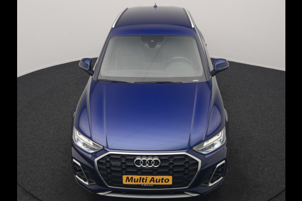 Audi Q5 55 TFSI e 2x S Line PHEV 367pk Dealer O.H. | 360 Camera | Sportstoelen Verwarmd | Sfeerverlichting | 20"L.M | Virtual Cockpit | Cruise Control | Navigatie | DAB | Plug In Hybrid |