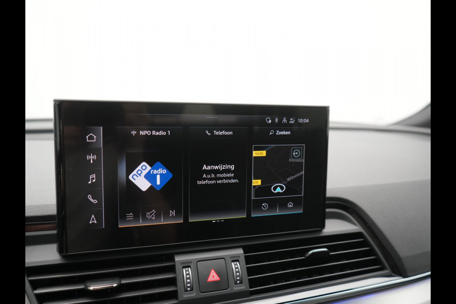 Audi Q5 55 TFSI e 2x S Line PHEV 367pk Dealer O.H. | 360 Camera | Sportstoelen Verwarmd | Sfeerverlichting | 20"L.M | Virtual Cockpit | Cruise Control | Navigatie | DAB | Plug In Hybrid |