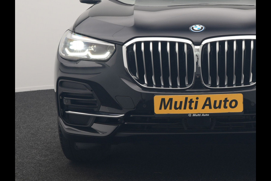 BMW X5 xDrive45e High Executive PHEV 395pk Dealer O.H. | Panodak | Luchtvering | 360 Camera | Adaptief Onderstel | Lederen Sportstoelen Memory & Verwarmd | Sfeerverlichting | Apple Carplay | Navigatie | DAB | Plug In Hybrid |