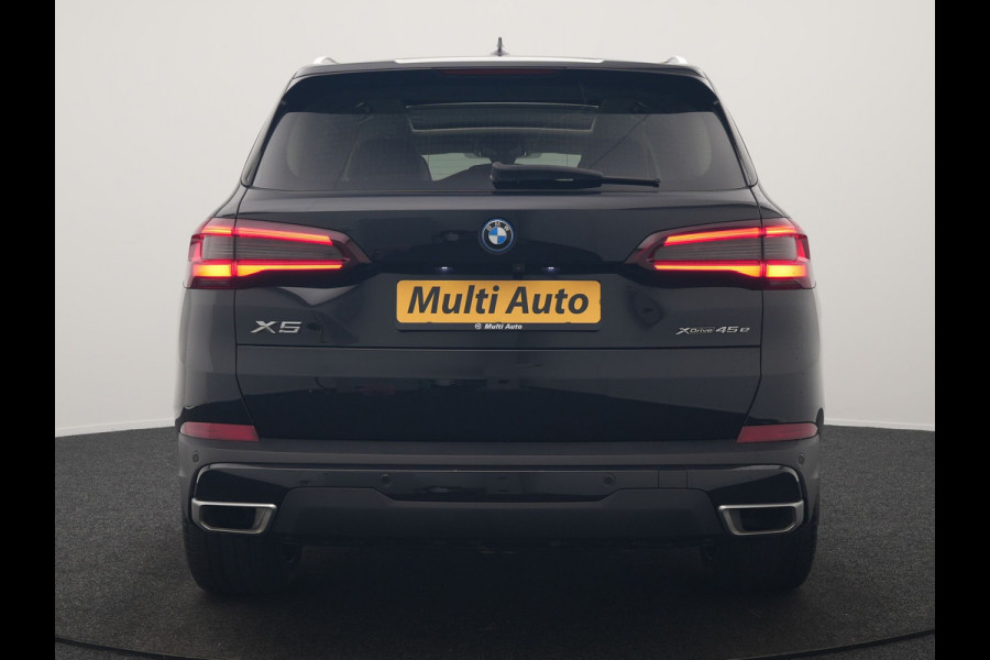 BMW X5 xDrive45e High Executive PHEV 395pk Dealer O.H. | Panodak | Luchtvering | 360 Camera | Adaptief Onderstel | Lederen Sportstoelen Memory & Verwarmd | Sfeerverlichting | Apple Carplay | Navigatie | DAB | Plug In Hybrid |