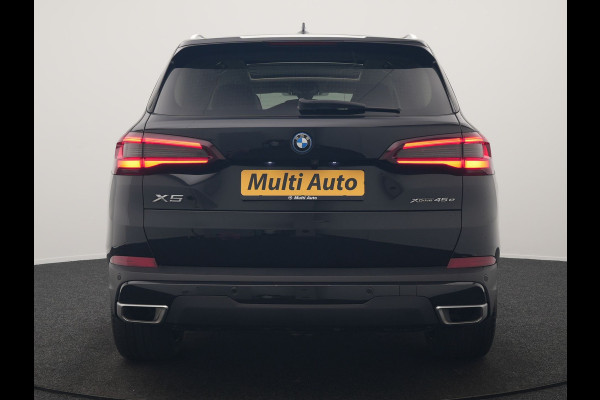 BMW X5 xDrive45e High Executive PHEV 395pk Dealer O.H. | Panodak | Luchtvering | 360 Camera | Adaptief Onderstel | Lederen Sportstoelen Memory & Verwarmd | Sfeerverlichting | Apple Carplay | Navigatie | DAB | Plug In Hybrid |