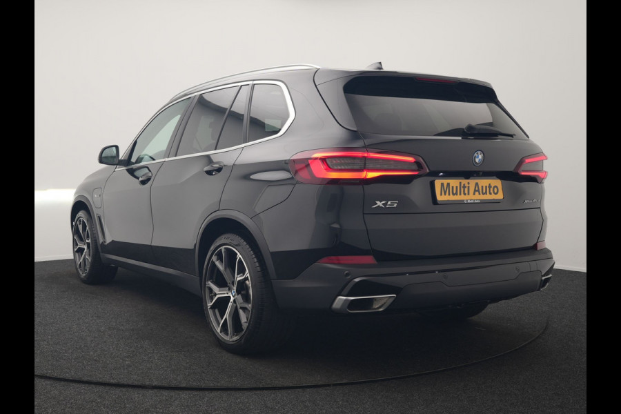 BMW X5 xDrive45e High Executive PHEV 395pk Dealer O.H. | Panodak | Luchtvering | 360 Camera | Adaptief Onderstel | Lederen Sportstoelen Memory & Verwarmd | Sfeerverlichting | Apple Carplay | Navigatie | DAB | Plug In Hybrid |