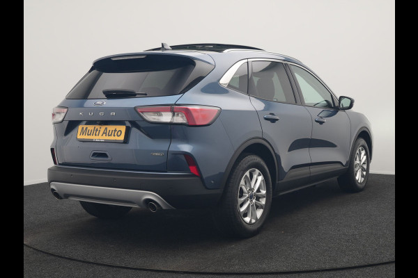 Ford Kuga 2.5 Titanium PHEV 225pk Dealer O.H. | Trekhaak Af Fabriek | Panodak | Adaptive Cruise | 360 Camera | Sportstoelen & Stuur Verwarmd | Keyless | Blis | Apple Carplay | Navigatie | DAB | Plug In Hybrid |
